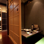 Shinagawa Hatake - こちらはカップル様にも丁度よい大きさの個室です。