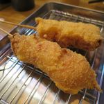 串揚げ×カレーうどん ブル - 餅串