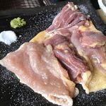 ろばたやき山ろく - 地鶏塩焼き