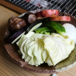 ろばたやき山ろく - 焼き野菜