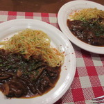 ビストロ アオキ - ハッシュドビーフスパゲティ　800円