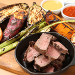 Beef sirloin grill combo 225g