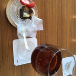 美先 - 甘味と黒烏龍茶