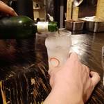 カレー屋アカマル - ハートランドビール￥500