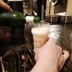 カレー屋アカマル - ハートランドビール￥500