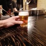 カレー屋アカマル - ハートランドビール￥500