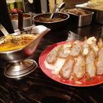 カレー屋アカマル - 豚肩ロースカツカレー￥1300炙りチェダーチーズ￥100ハートランドビール￥500