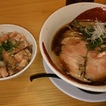 中華そば おしたに - 中華そば＆チャーシュー丼（中）