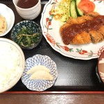 まつ食堂 - ミンチカツ定食