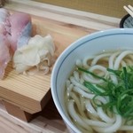 Sushi Kinosuke - 大阪うどんと握り寿司セット(握りは質アップ)920円
