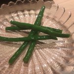 はっこく - インゲンオリーブオイルソテー