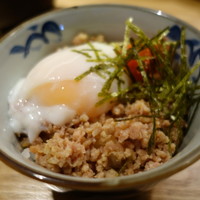 銀座　神籬 - 鶏そぼろご飯