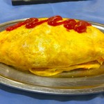 オムライス850円＋大盛り150円