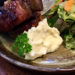 ジャム cafe 可鈴 - このマッシュポテトも絶品なんです♪