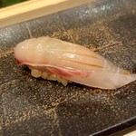 くりや - 縞鯵握り(大分産)