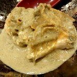 くりや - 北海道産アワビの肝…リゾットみたい