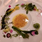 レストラン 桂姫 - 彩野菜のラ・サンブレ　桜薫るビネグレット