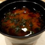 くりや - 赤味噌のお椀