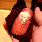 鮨 和さび - クロマグロ中トロ巻き