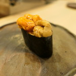 鮨　仙八 - 天草と北海道のウニの共演