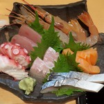 鉄板居酒屋OHANA - お造り６種盛り