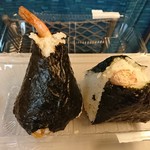 Omusubi Gombee - 2018年2月　天むす+焼きたらこ　200+180円