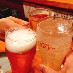 一品料理 ひとしな - 生ビール&レモンサワー&烏龍茶で乾杯♪