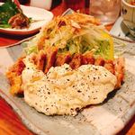 一品料理 ひとしな - まぐろレア天 自家製タルタルソース 780円