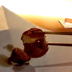 Cafe 茶洒 kanetanaka - フォアグラフライ、サツマイモ