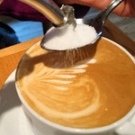 Maza Mun Kafe - Caffè Latte シュガーたっぷり