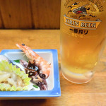 太郎 - 生ビール＆お通し