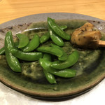 Nikuya Ichinoken - スナップえんどうと昆布マヨ（４８０円）