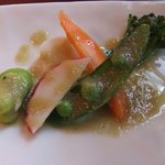 RISTORANTE REGA - 前菜の一部アップ