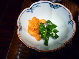 Matsuya Ryokan - 胡瓜と人参の漬物