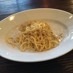 ズッペリア オステリア ピティリアーノ - トンナレッリ ペコリーノチーズと黒胡椒ソース