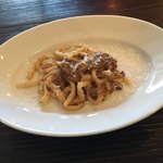 ズッペリア オステリア ピティリアーノ - ピーチ お肉のラグーで