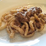 ズッペリア オステリア ピティリアーノ - ピーチ お肉のラグーで