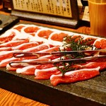鴨と醸し 鼓道 - 焼きしゃぶ用の鴨肉