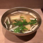 うを徳 - お椀（京都 筍 + ぼうふう）