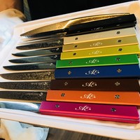 エマーブル - ポールボキューズの世界大会で、日本代表に選ばれた越前刃物の美しいシルバー❤️好きな色を選べます。