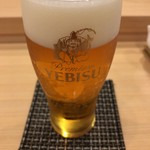 Sushi Tsukamoto - グラスビール