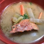 旬魚たつみ - 蟹汁です。