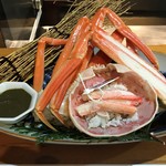 旬魚たつみ - こちらはゆで蟹です。