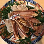 旬魚たつみ 岩美本店 - 蟹です。