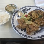 中国料理の瓢々亭 - C.空揚とカニ玉の盛合定食