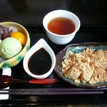 あんみつ＆わらびもちセット 650円