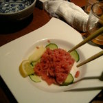 焼肉 石亭 - 塩ユッケ