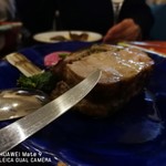 トラットリア エ ピッツェリア アミーチ - つくば味麗豚　炭焼き　季節の野菜ソテー