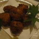 鶏割烹 ならや - 鶏団子揚げ680円