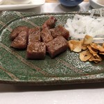 teppanyakidaininguchikusai - お肉。和牛サーロイン。2000円のアップグレード。
